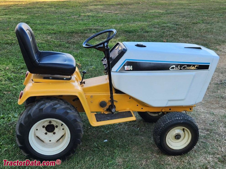 Cub Cadet 1604 garden tractor.