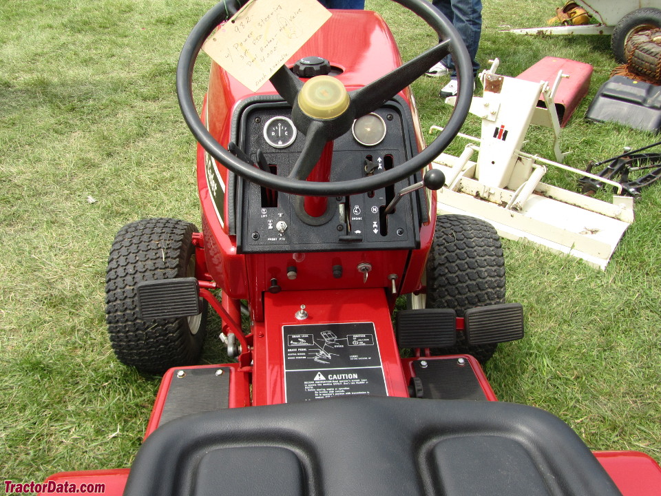 CCC Cub Cadet 982 operator station and controls.