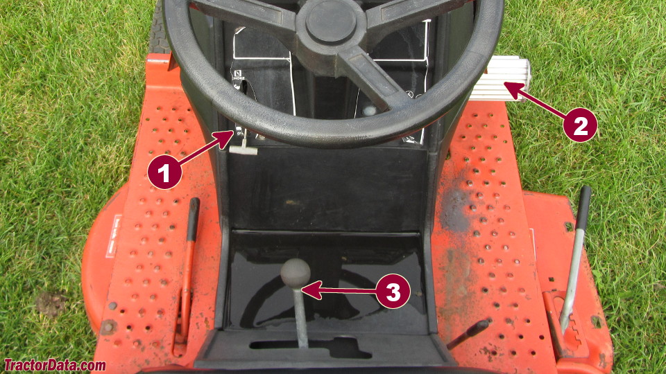 Allis Chalmers 608 LTD transmission controls