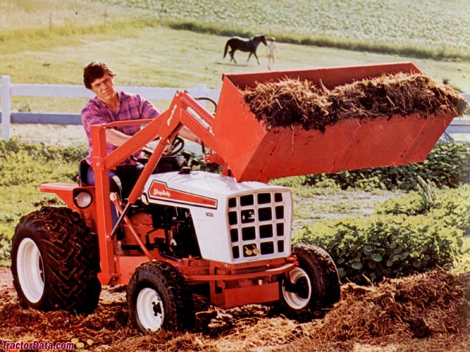 Simplicity 9020 with loader, from 1978 catalog.