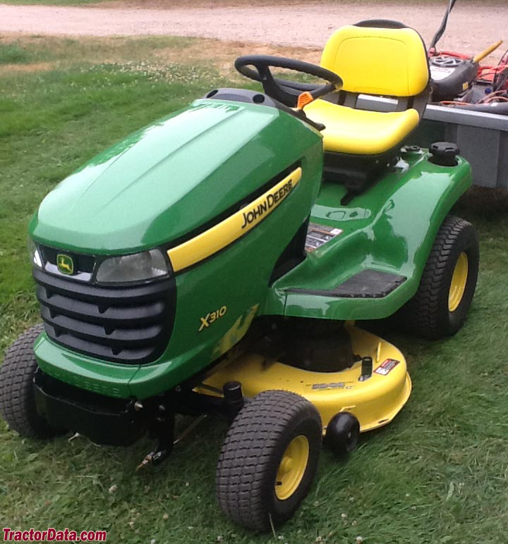 TractorData.com John Deere X310 tractor photos information