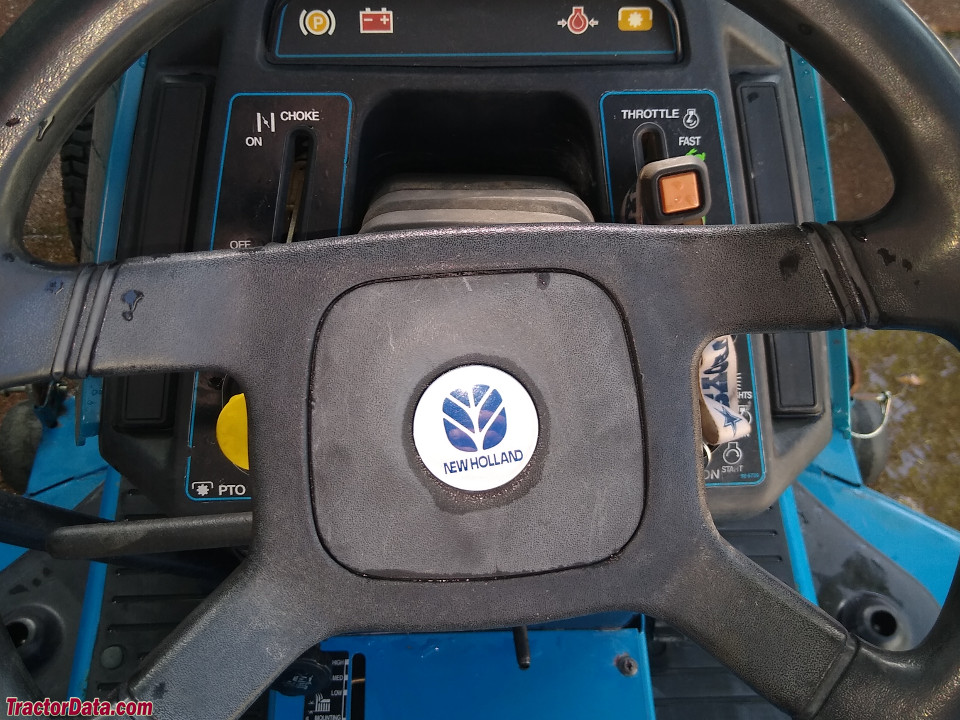 New Holland LS45 dashboard.