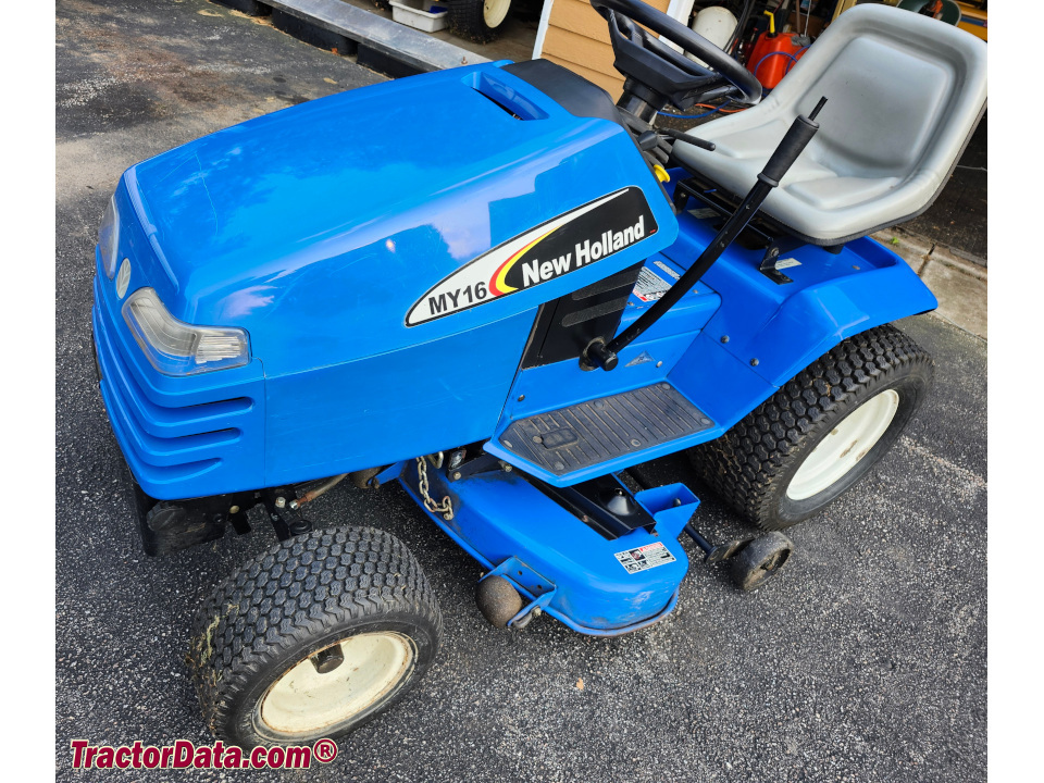 New Holland MY16 garden tractor.