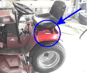 Toro 314-8 serial number location