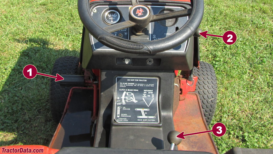 Massey Ferguson 1200 transmission controls