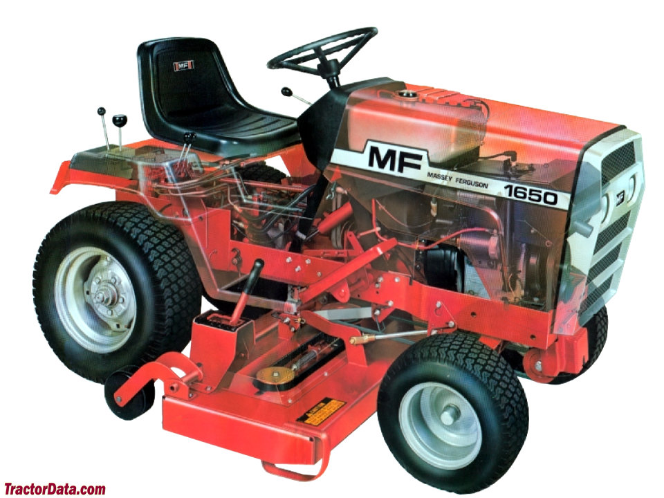 Massey Ferguson 1650 cut-away diagram.