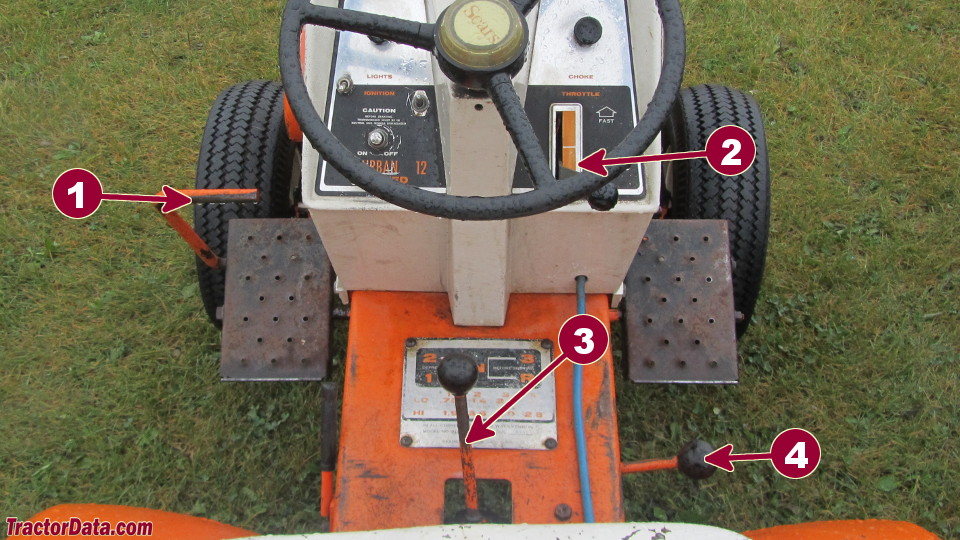 Sears Suburban 12 transmission controls