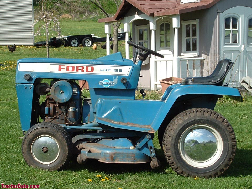 Ford 125 garden tractor #9