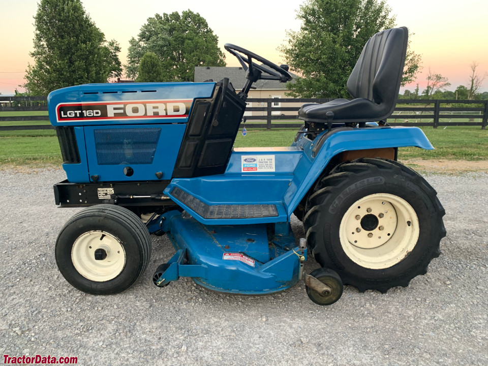 Ford LGT16D with mower deck.