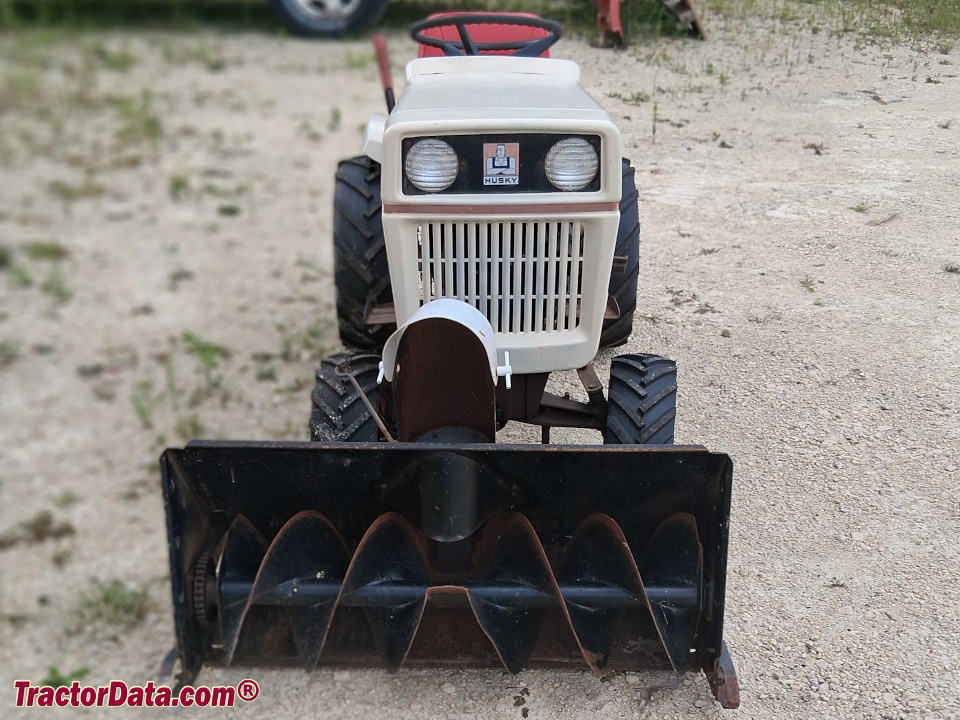 Bolens 1220 garden tractor with snowblower.