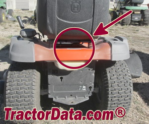 Husqvarna YTH2348 serial number location