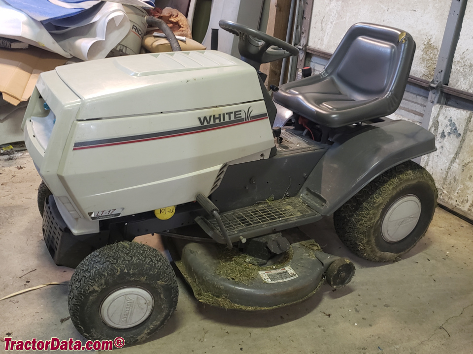 White LT-17 lawn tractor.