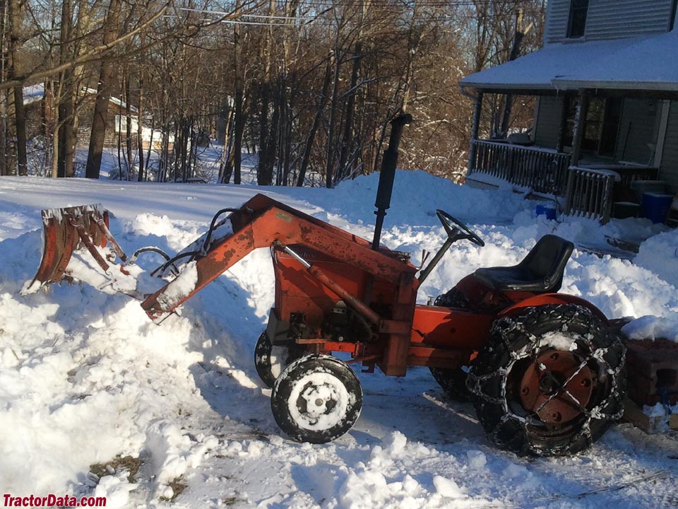 1982 Power King model 2418 with front loader.