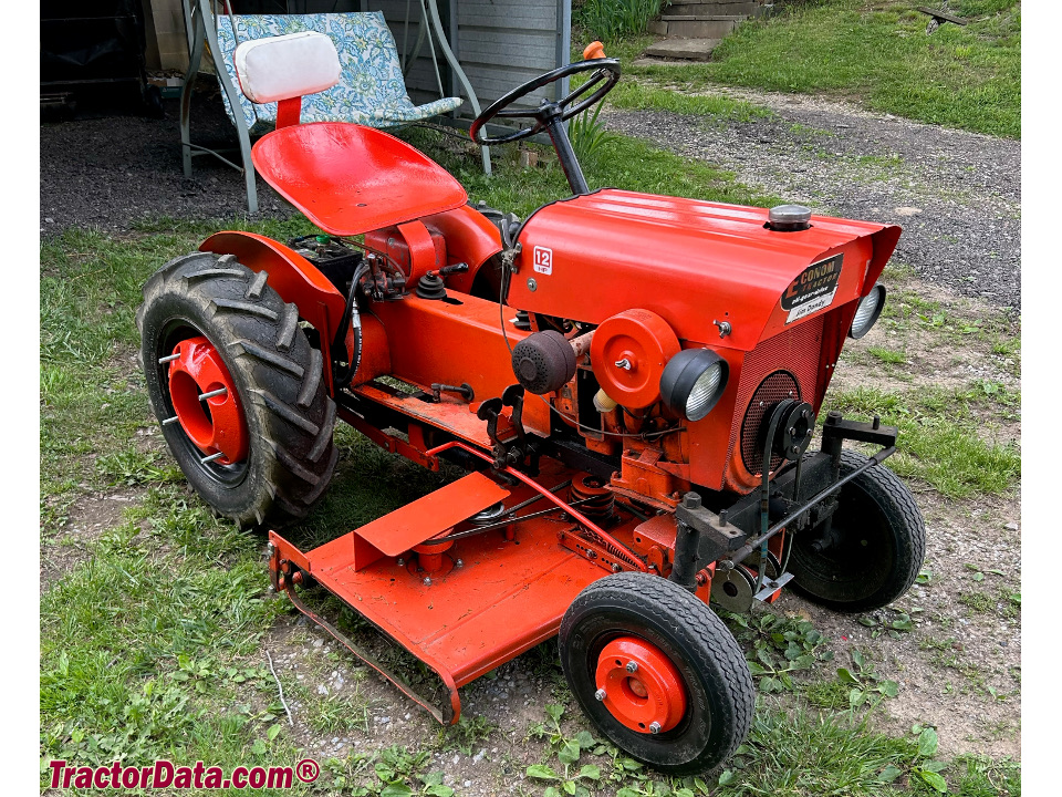 1965 Economy Jim Dandy 12HP garden tractor.