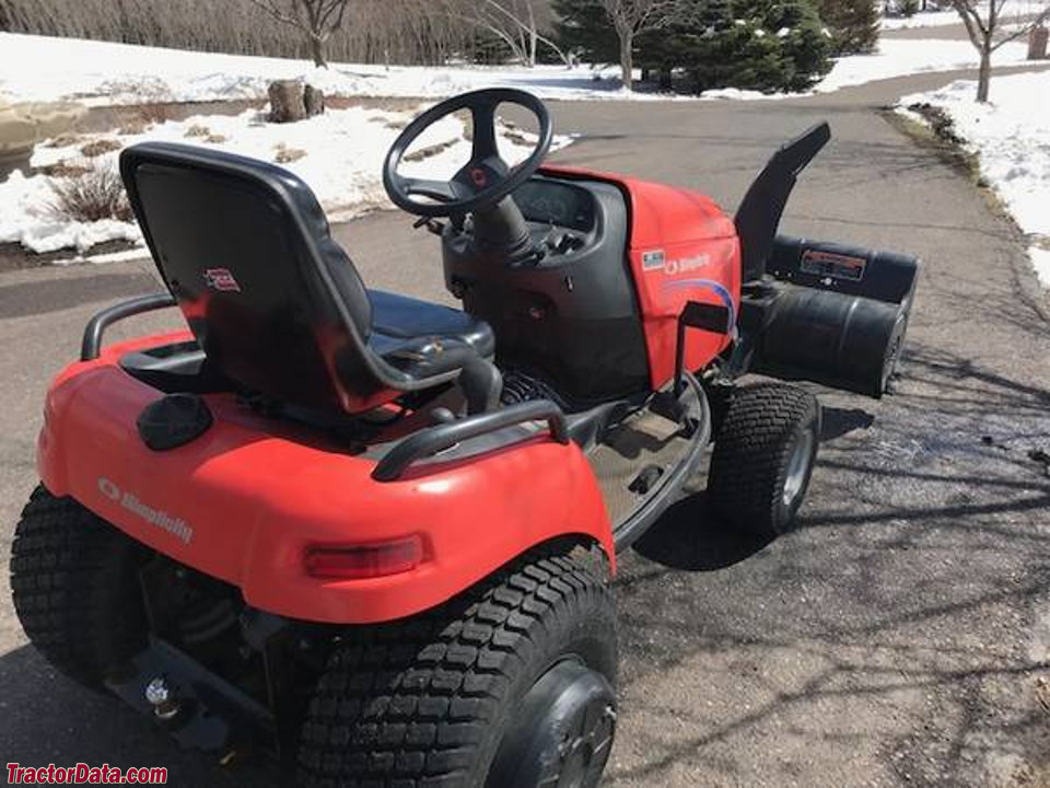Simplicity Legacy 23 with snow blower.