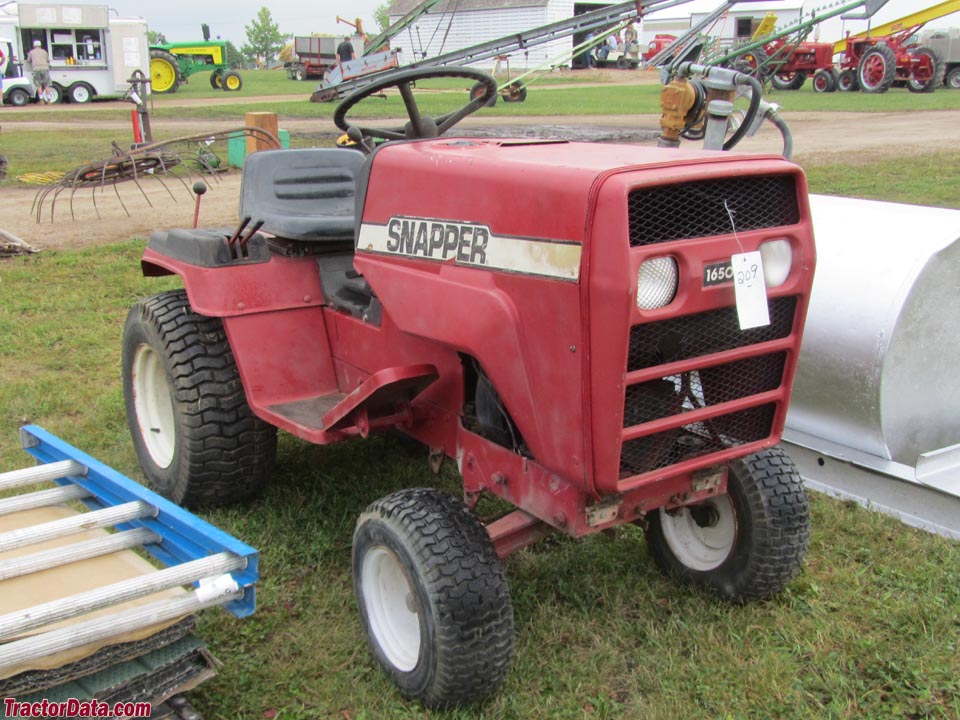 Snapper 1650A garden tractor.