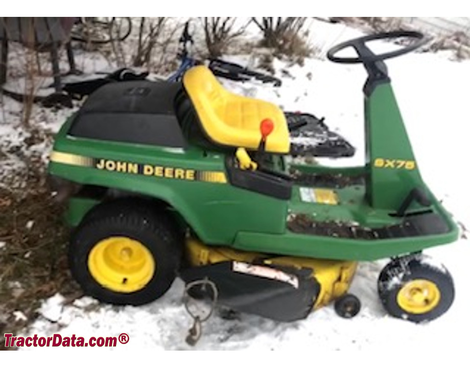 John Deere SX75, right side.