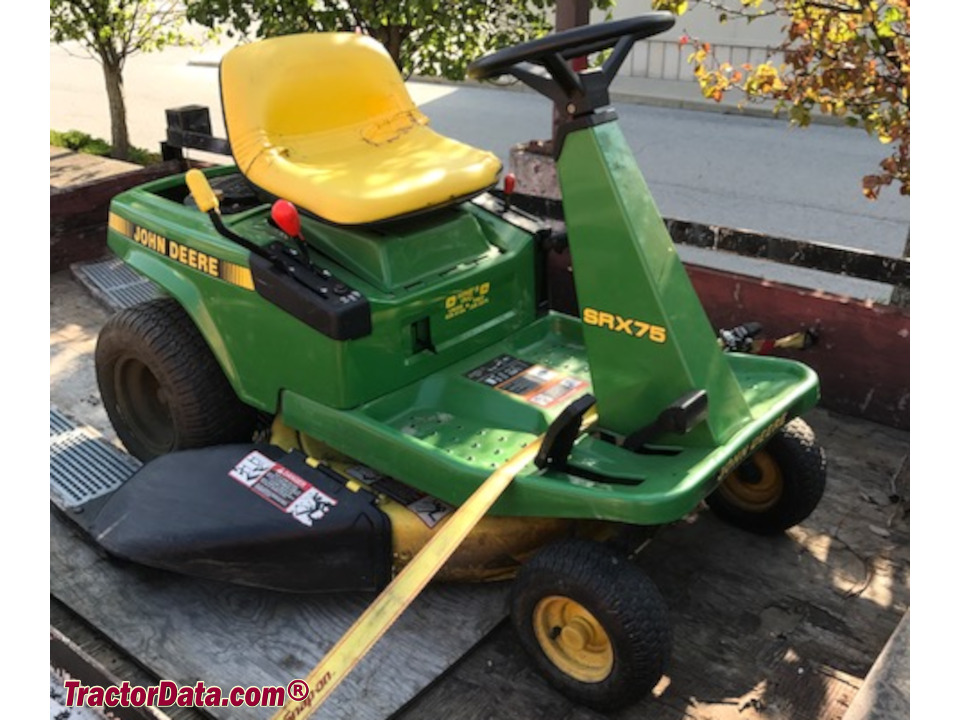 John Deere SRX75, right side.