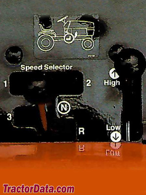 Ariens YT1132 transmission controls