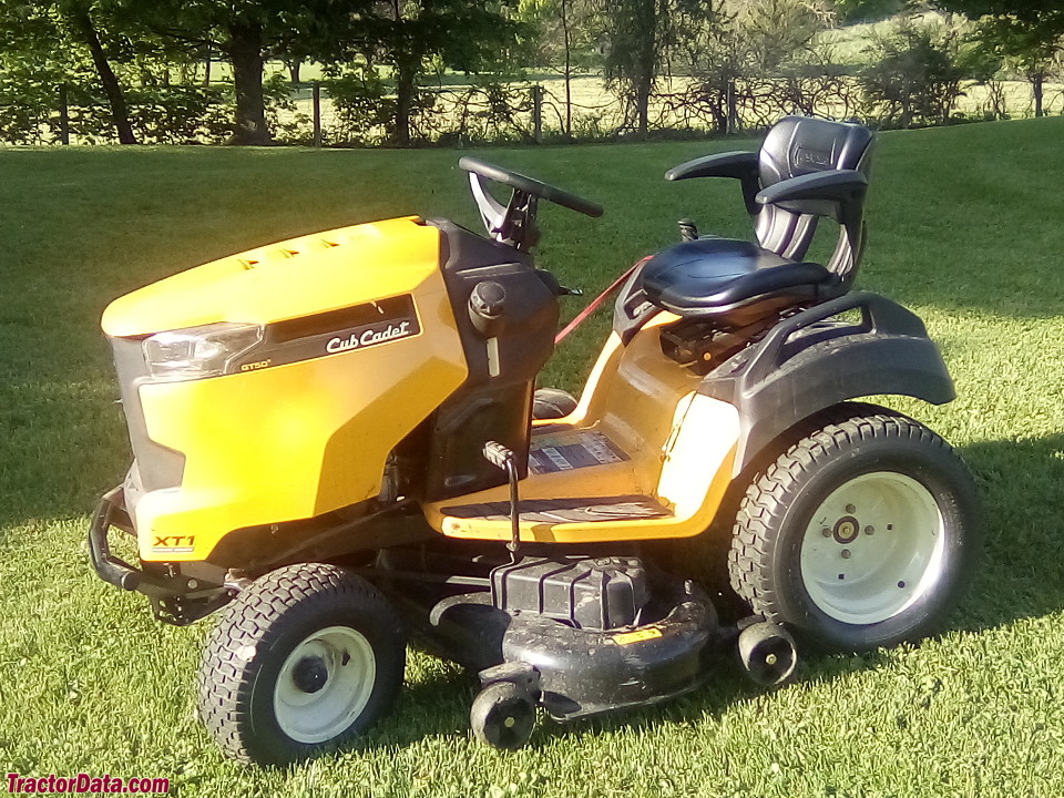 Cub Cadet XT1 GT50 with mower deck.