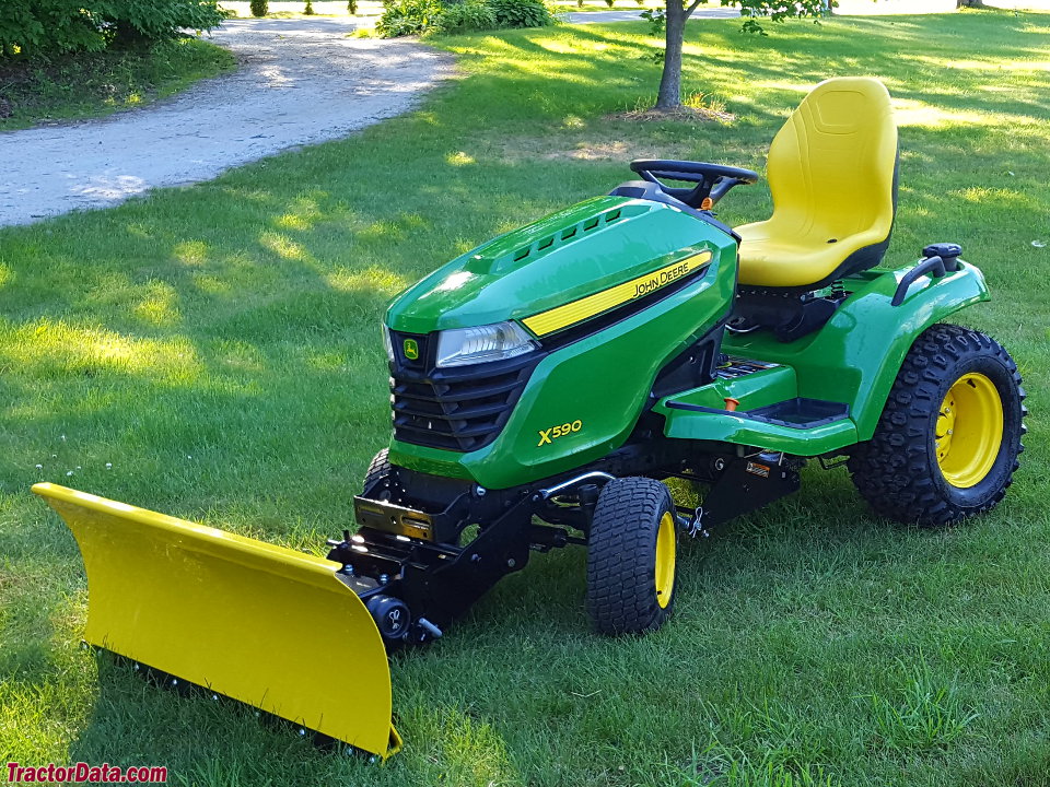 John Deere X590 Tractor Photos Information