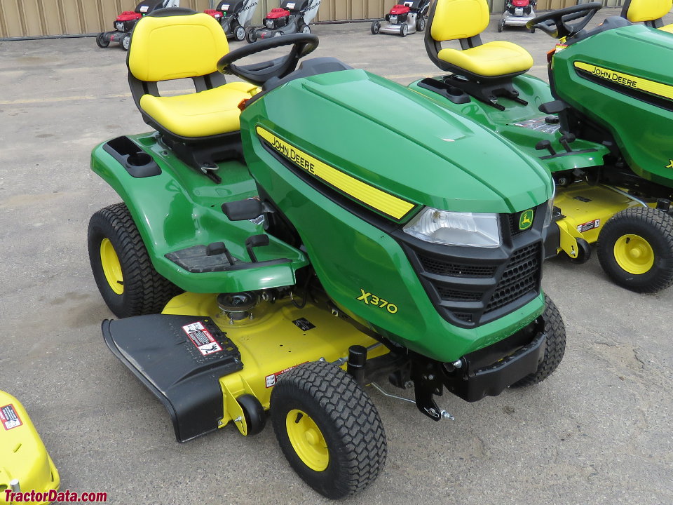 2017 model year John Deere X370.