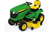 John Deere X380 tractor photo
