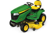 John Deere X390 tractor photo