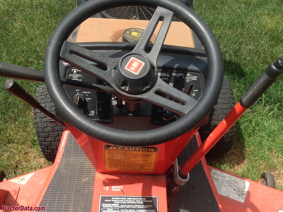 Ingersoll 2016 operator station and controls.