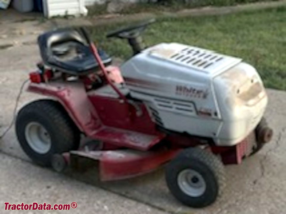 White LT 165 lawn tractor.