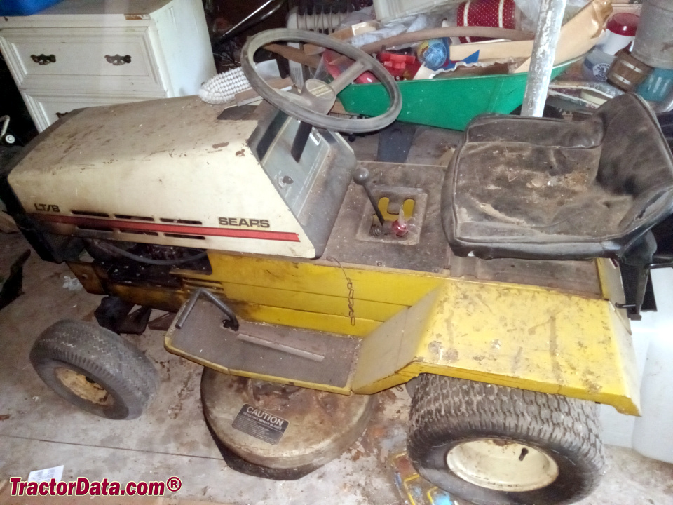 Sears LT/8 lawn tractor.