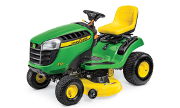 John Deere E120 tractor photo