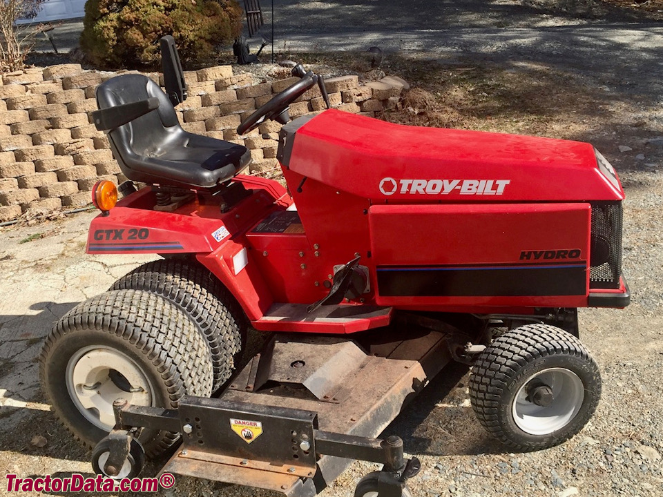 Troy-Bilt GTX 20 with mower deck.