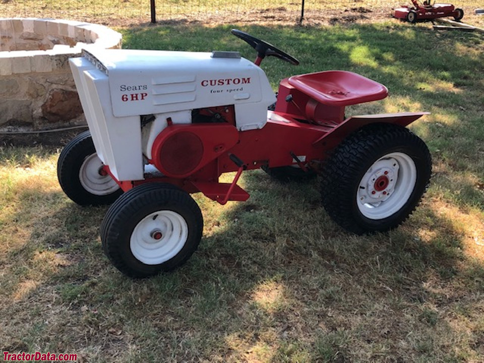 Sears Custom 6 Lawn Tractor at Craftsman Tractor