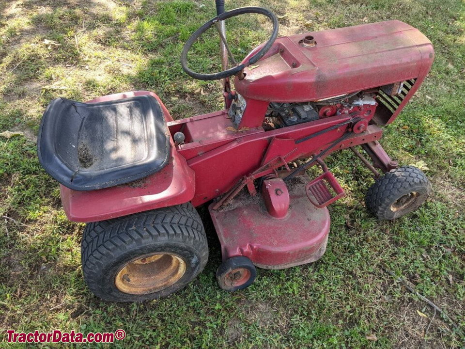 Wheel Horse Lawn Ranger lawn tractor with mower deck.