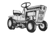 Huffy H1111 lawn tractor photo