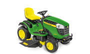 John Deere X166 tractor photo