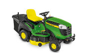 John Deere X166R tractor photo