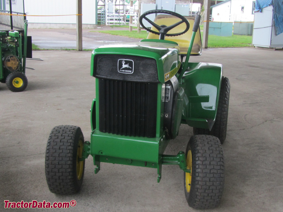 John Deere 112 (square fender) garden tractor.