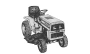 White LGT-1455 lawn tractor photo