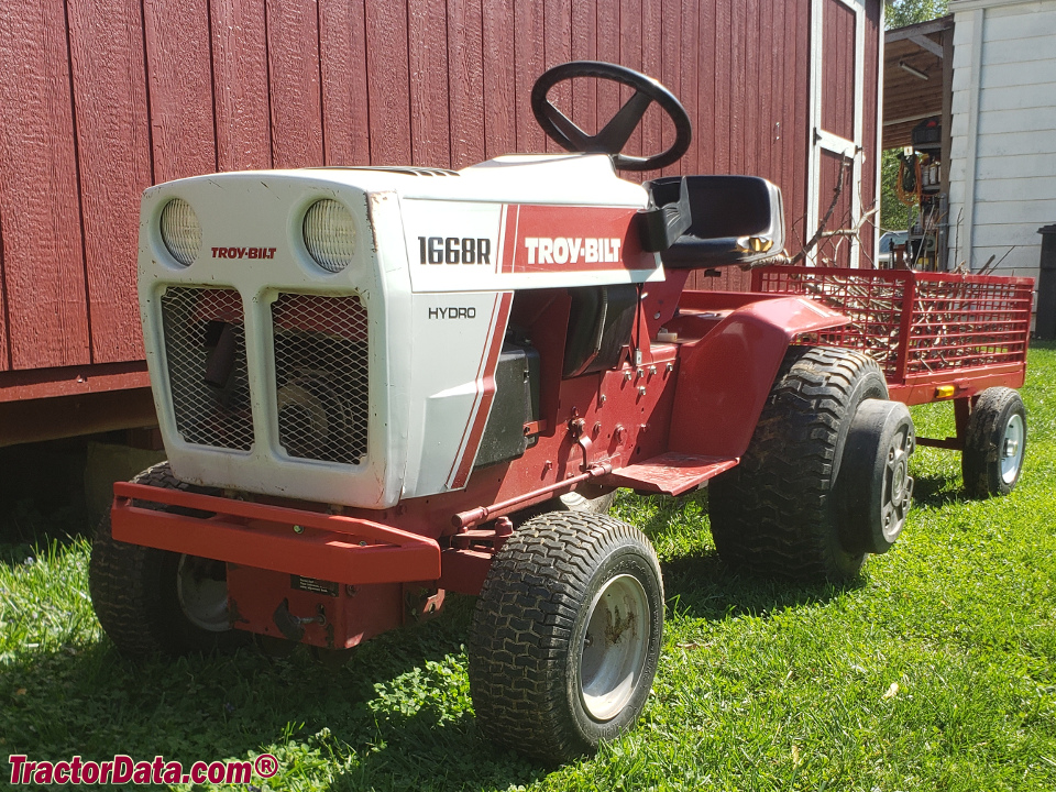 Troy-Bilt 1668R garden tractor.