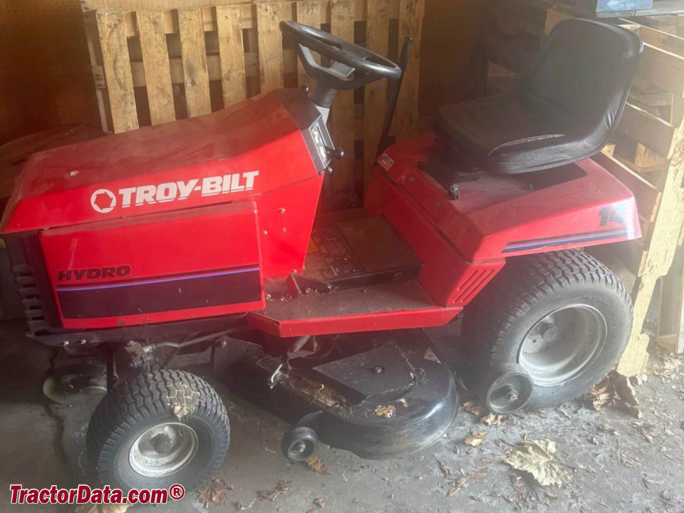 Troy-Bilt 13065 14 Hydro garden tractor.