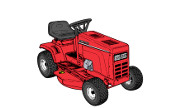 Snapper LT12D lawn tractor photo