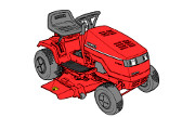 Snapper LT14H tractor photo