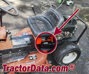 Ariens RM828 serial number location