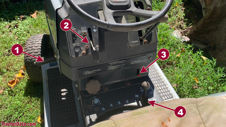 Craftsman 917.25849 transmission controls