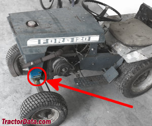 Ford 120 serial number location
