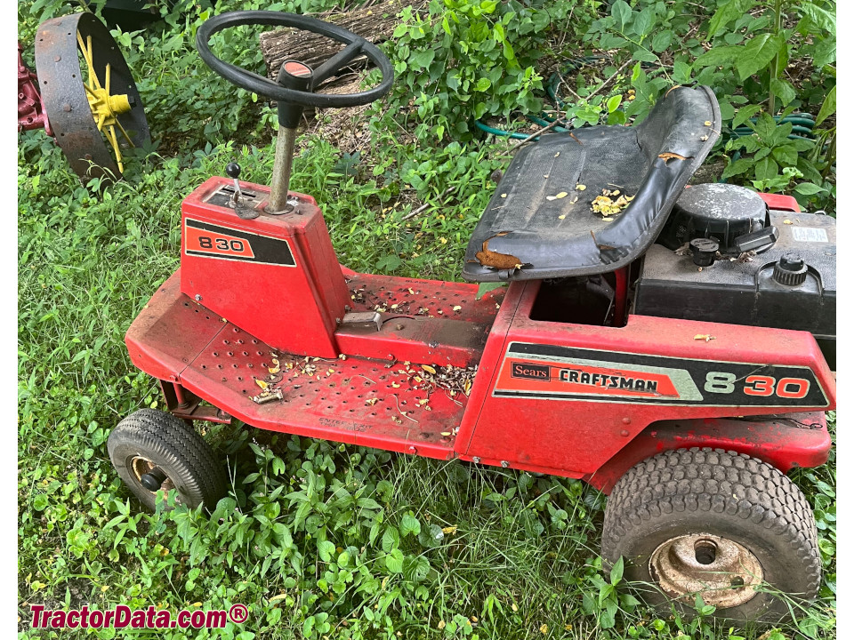 Sears Craftsman 830 riding lawn mower.