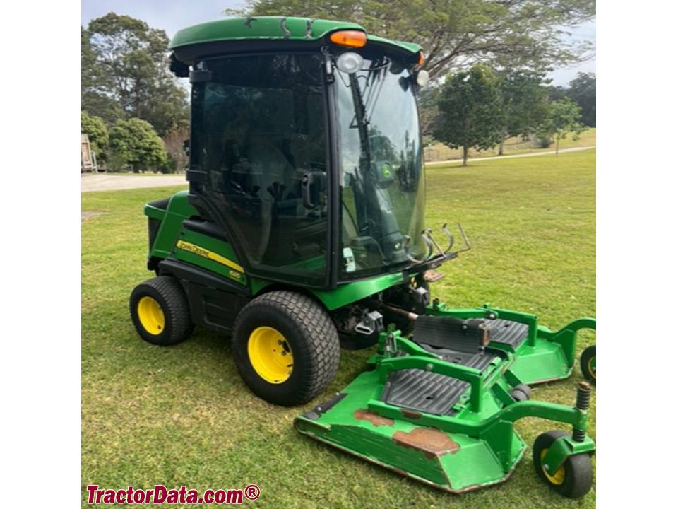 John Deere 1585 front-mount mower.