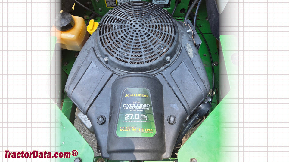John Deere Z445 engine image